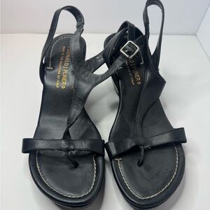 Donald J. Pliner Black Strappy Sandals Size 9M